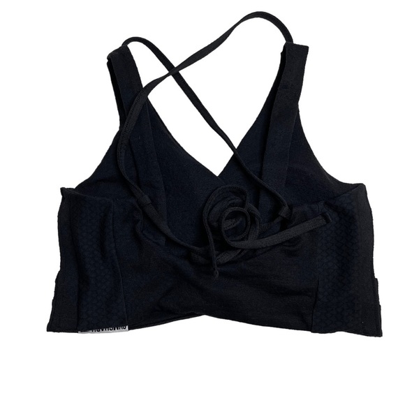 Gymshark True Texture Bralette Black Medium - Picture 4 of 5